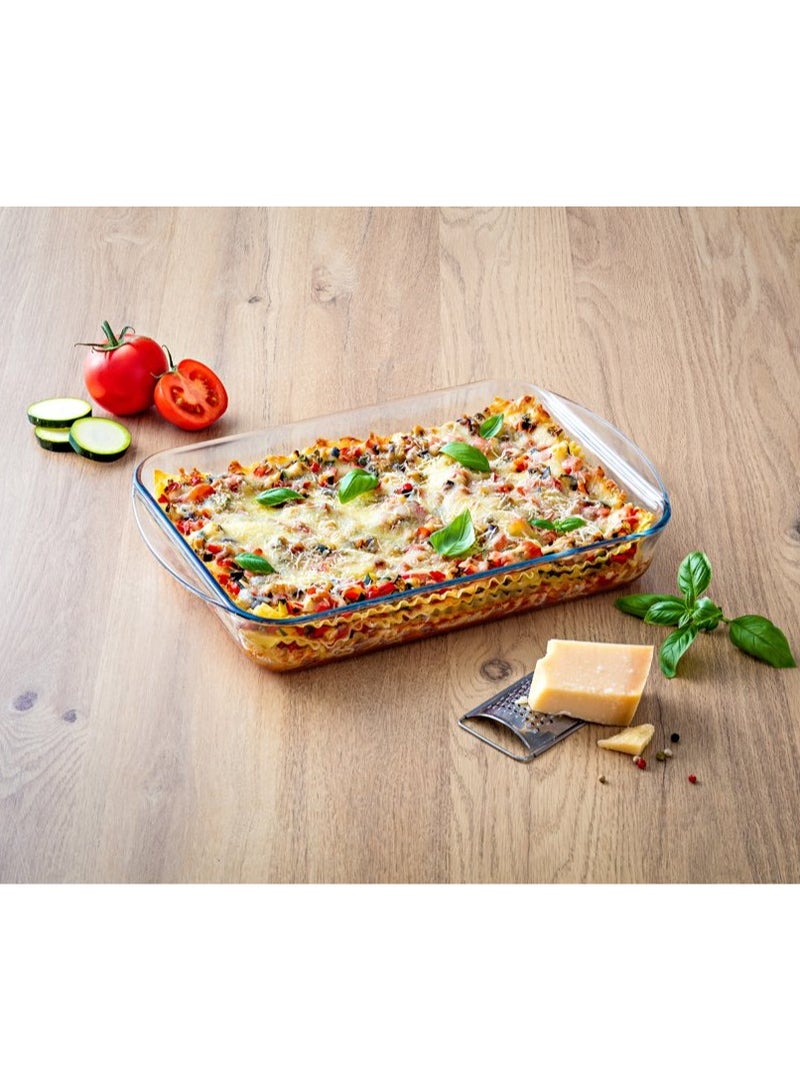 بيريكس 4 Pieces Roaster Rectangle Classic Set Transparent 0.7+1.9+2.6+3.6Liters - Image 5