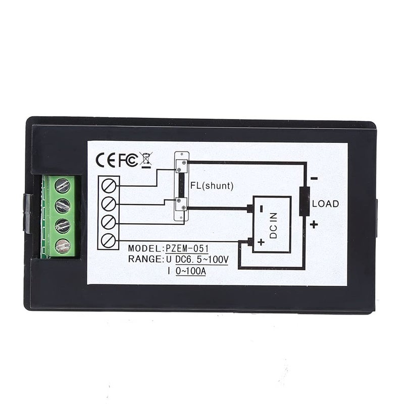 Multifunction Digital Meter LCD Display Voltage Current Tester 65 100V 100A Electricity Measurement - Image 4