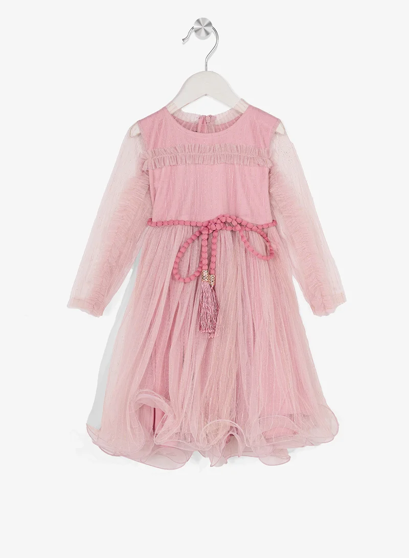 Little Golden Apple Little Tulle Maxi Dress