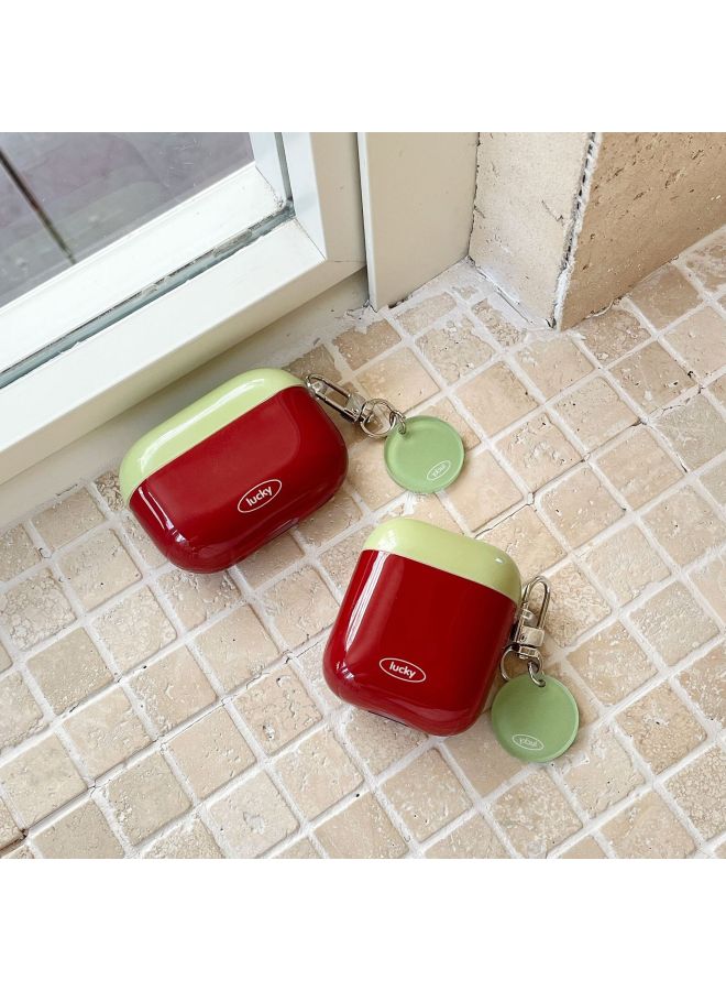 Loquat For AirPods1/2/34 Generation For Apple AirPods Pro2 Simple Wireless Bluetooth Headphone Case-Color:Simple White And Blue-Applicable Models:Universal For Airpods 1/2 Generation - Image 4