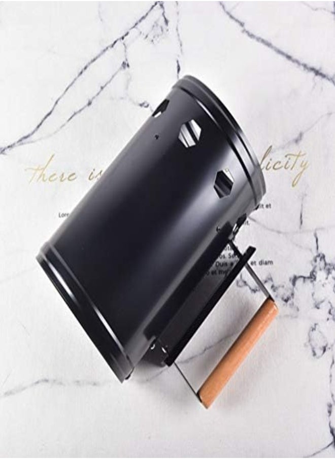 AKDC Bestomz 2Pcs Chimney Starter, Charcoal Starter, Fire Starter, Coal Lighter, With Wood Safety Handle, Barbecue Coal Chimney Starter, Chimney Barbecue  - Image 2