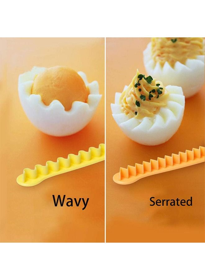 2 Pcs Egg Slicer, Cutting Wire and Egg Decorator Exquisite Kitchen Accessories, Bento Lunch Dishwasher Safe  - Image 3