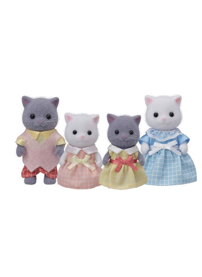 Calico Critters Calico Critters Persian Cat Family - Set of 4 Collectible Doll Figures for Children Ages 3+  - Image 1