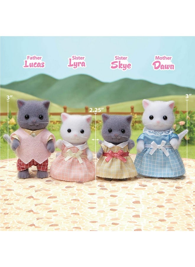 Calico Critters Calico Critters Persian Cat Family - Set of 4 Collectible Doll Figures for Children Ages 3+  - Image 2