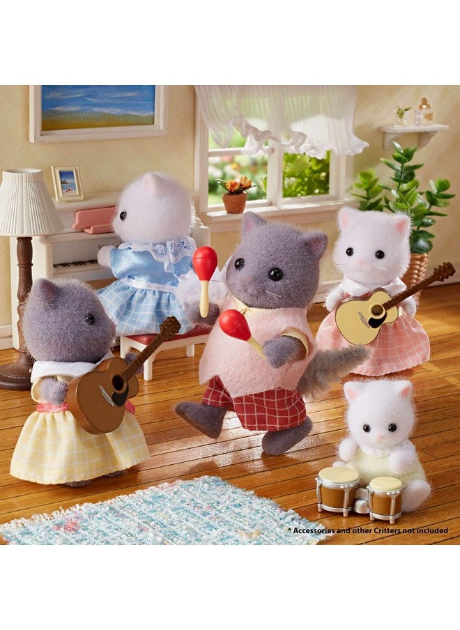 Calico Critters Calico Critters Persian Cat Family - Set of 4 Collectible Doll Figures for Children Ages 3+  - Image 5