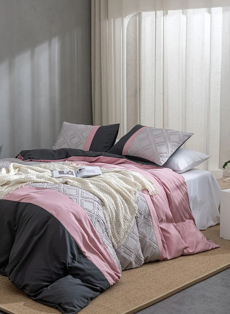 Pink Cactus Pink block bedding set