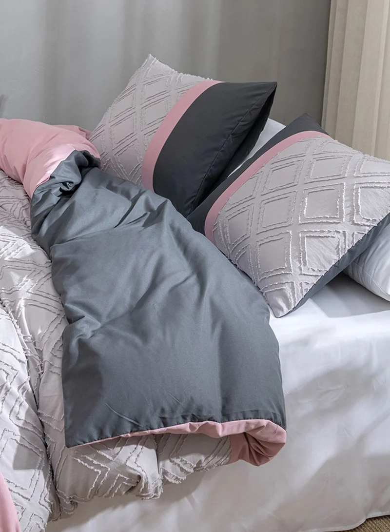Pink Cactus Pink block bedding set