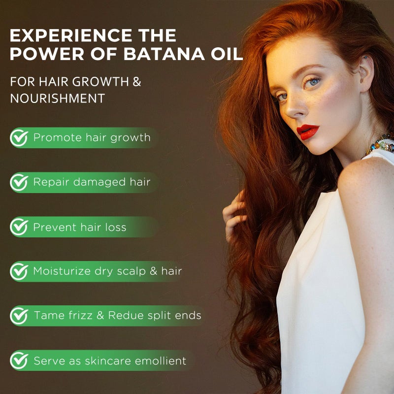 Mysense Raw Batana Oil for Hair Growth, 100% Natural Pure and Unrefined Dr. Sebi Oil, Scalp Care for Women & Men, Prevent Loss, Promote Thickness, 60 g - Image 3