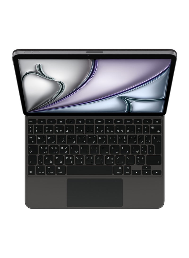 Apple Magic Keyboard for iPad Air 11-inch (M3) - Arabic - Black - Image 1