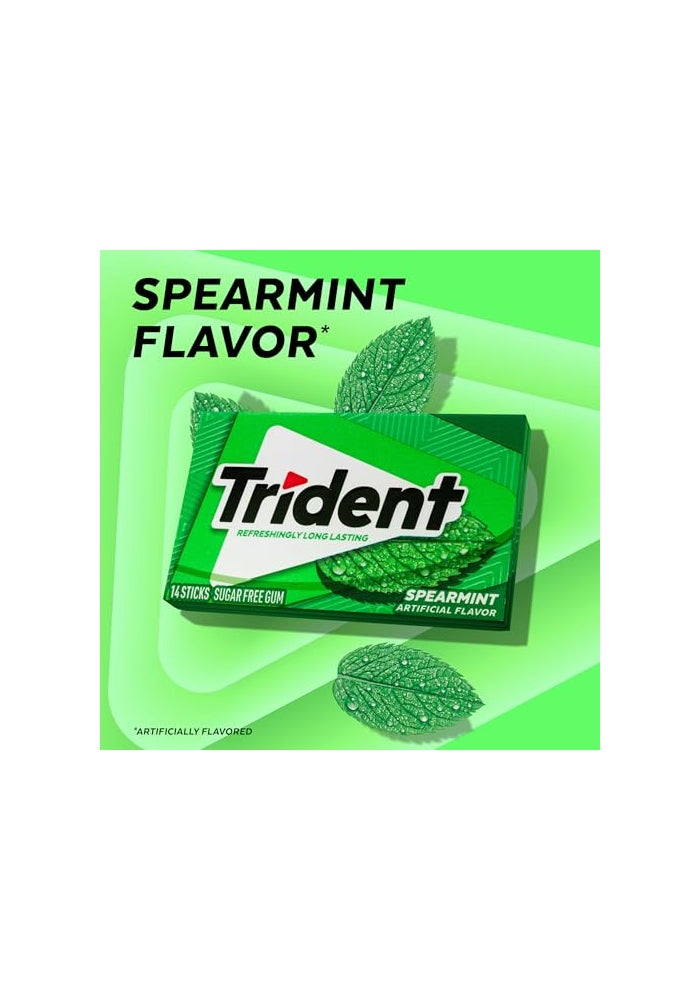 Trident ترايدنت علكة النعناع الخالية من السكر 12 عبوة من 14 قطعة 168 قطعة إجمالية - Image 5
