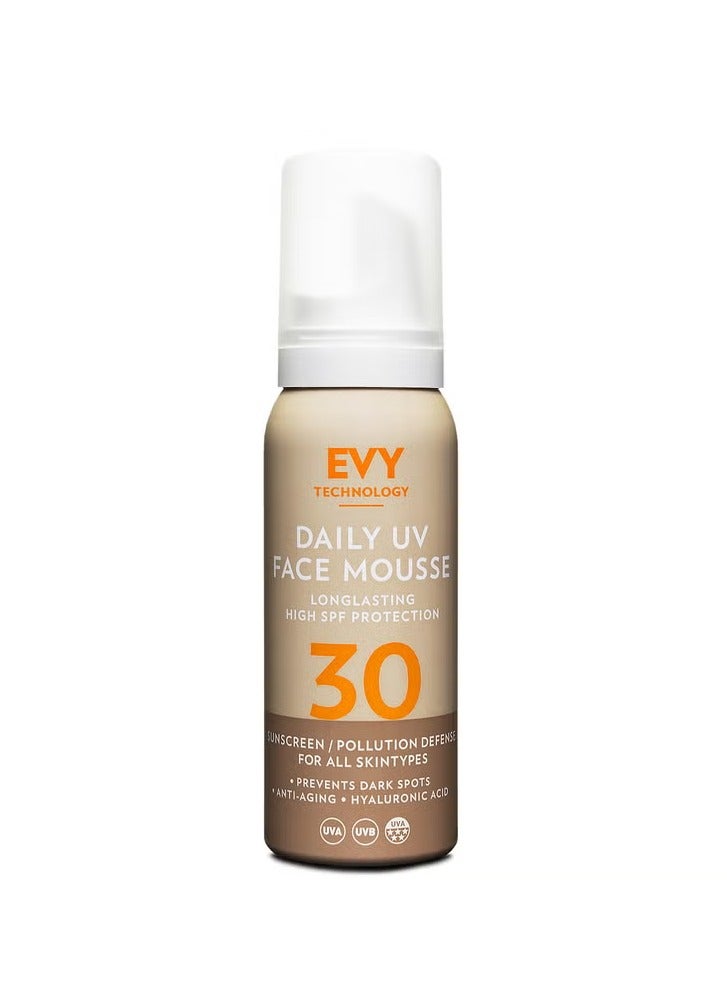 EVY Technology Daily UV Face Mousse SPF30 - Image 1
