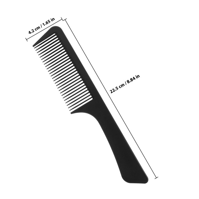 Anti Static Fine Tooth Hair Cutting Comb Set 6 Pieces Medium And Large Salon Styling Tools - Image 3