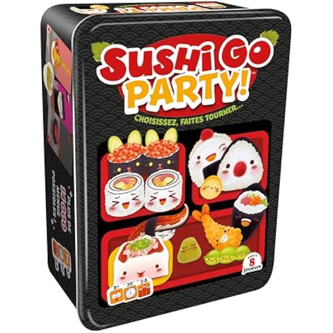 Asmodee Jeu - Sushi Go Party!Auf French - Image 3