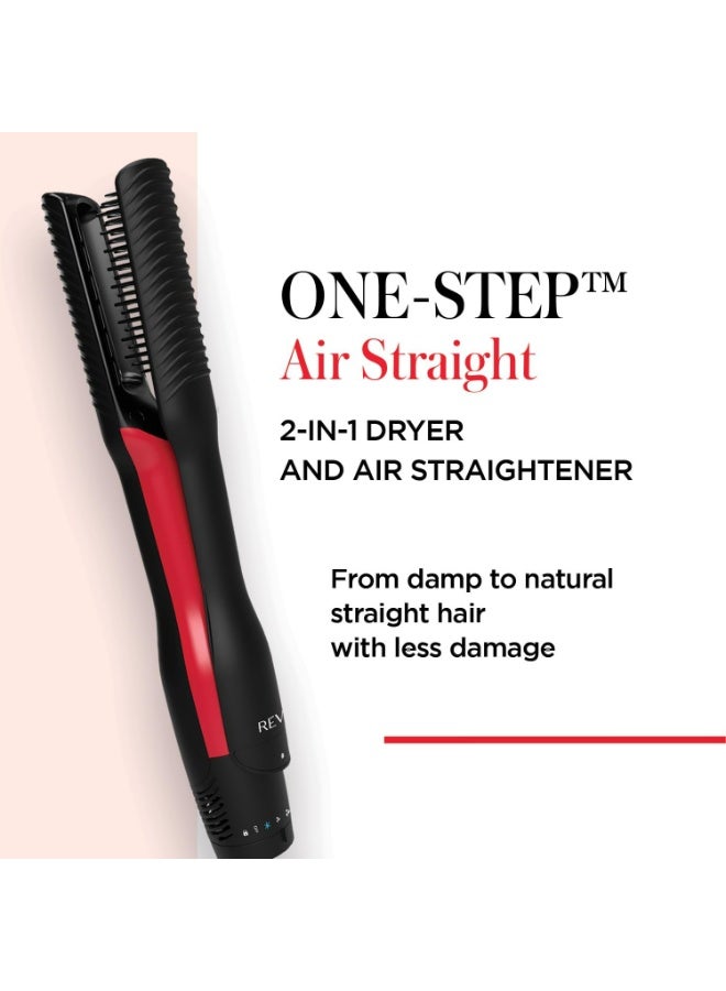 Revlon مجفف الشعر الهوائي ريفلون RVDR5330ARB بخطوة واحدة، 2 في 1 من الشعر الرطب إلى الشعر المستقيم الطبيعي في خطوة واحدة، مع الاحتفاظ بالرطوبة 100% - أسود - Image 2