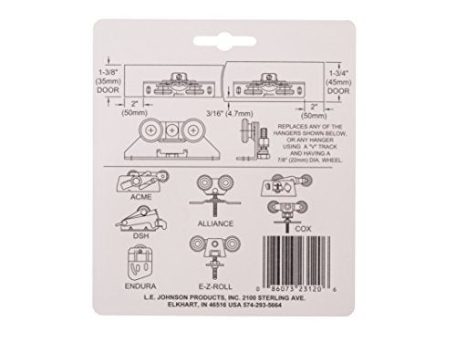 Johnson Hardware 2312 Universal Door Hanger - Image 3