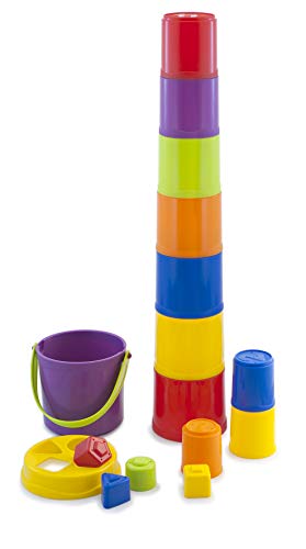 Miniland Giantte Stacking Cups Game Set for Kids - Image 1