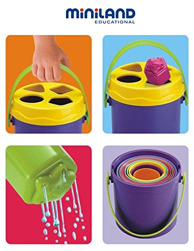 Miniland Giantte Stacking Cups Game Set for Kids - Image 5