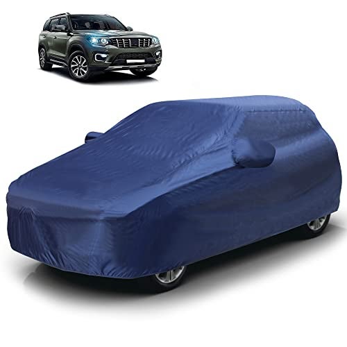 AutoGuys Car Cover Waterproof TF-I for Mahendra Scorpio N [Year 2022 Onwards] - Scorpio N Car Cover Dust & UV Protection Scorpio N Car Body Cover with Mirror Pocket Soft Cotton Lining - Image 1