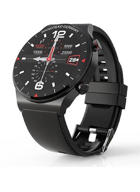 Germany C5 Waterproof Heart Rate Monitor Bluetooth Smartwatch Compatible With iPhone Android Black