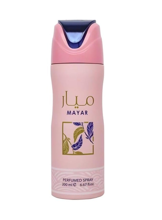 Lattafa Mayar Perfumed Deodorant For Women 200ml (Pack of 6) - Image 2