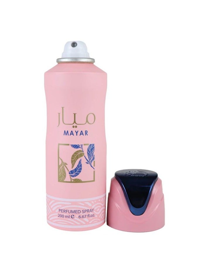 Lattafa Mayar Perfumed Deodorant For Women 200ml (Pack of 6) - Image 3
