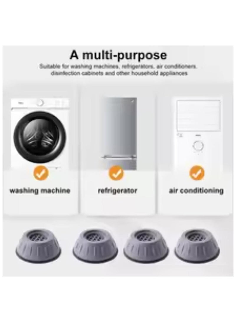 Anti-Vibration Washing Machine Pads (4 Pack) | Noise-Reducing, Anti-Slip Rubber Feet | Shock Absorber for Washer & Dryer | Anti-Walk Stabilizer for Washing Machines | Heavy-Duty Appliance Support Pads for Home & Laundry  - Image 5