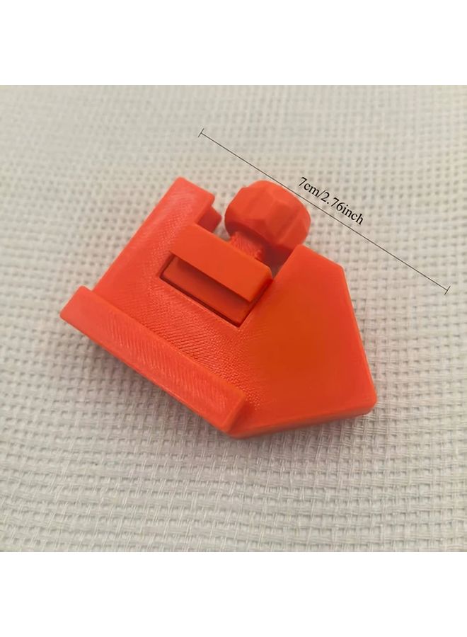 White Adjustable Ruler Positioning Block 90 45 Degree Angle Measurement Tool - Image 3