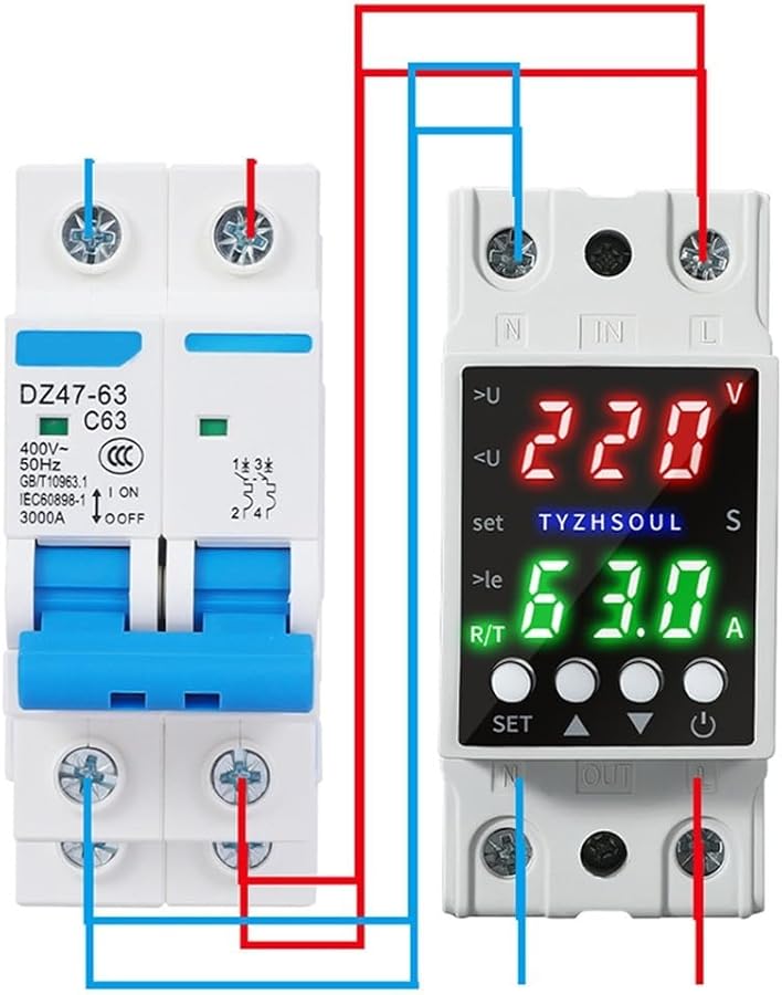 Dual LCD Display Voltage Control Device With Automatic Load Disconnection - Image 3