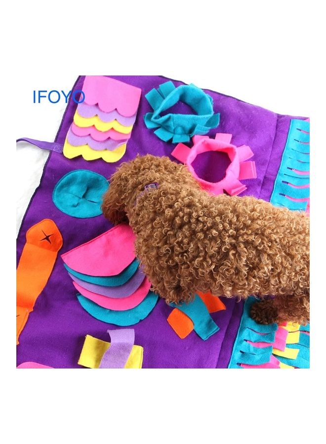 NIBEMINENT Pet Snuffle Feeding Mat Multicolour 90 x 35cm - Image 4