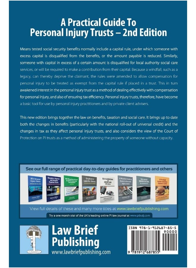 A Practical Guide to Personal Injury Trusts - 2nd Edition  - Image 2