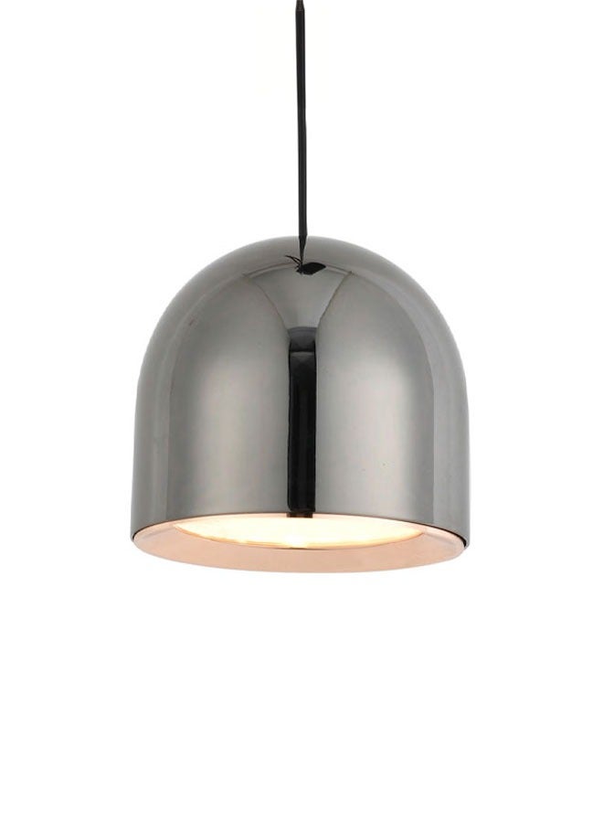 ٍSiera Light A single gray pendant light with a golden interior, suitable for a bedside or corner of the house warm light 8 watt  P0873 