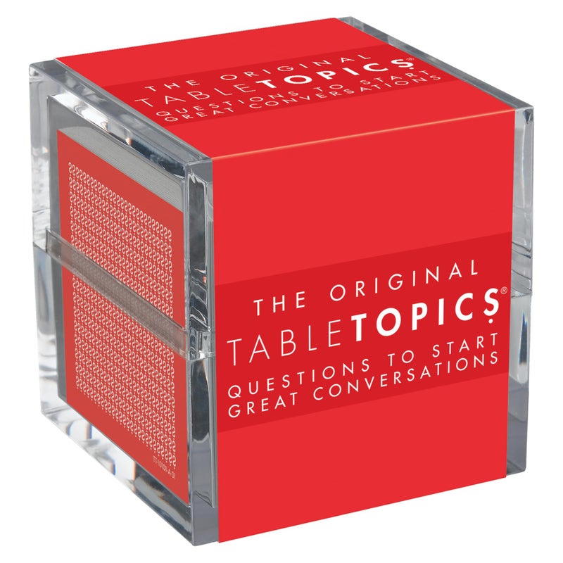 TableTopics Original Conversation Starter Cards for Adults to Break The Ice with 135 Questions for Parties, Gatherings, Small Groups, & Team-Building - Image 1