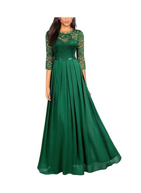 New Patchwork Chiffon Dress