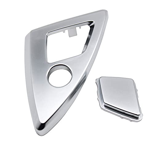 Goodithy Front Center Console Armrest Box Switch Button Cover Interior Central Glove Storage Box Replacement for BMW 5 Series F10 F11 520 523 525 2011 2012 2013 2014 2015 2016 2017 (Model B Silver) - Image 3