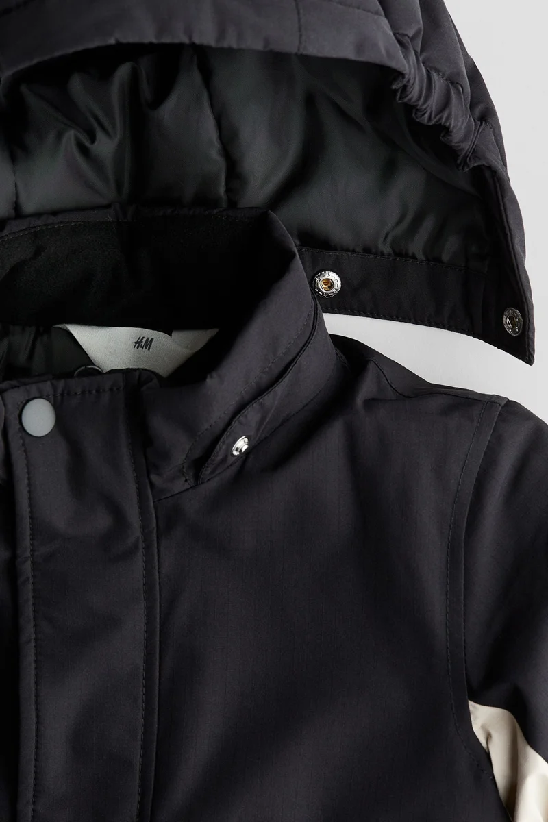 اتش اند ام جاكيت باركا مبطن ومقاوم للماء
