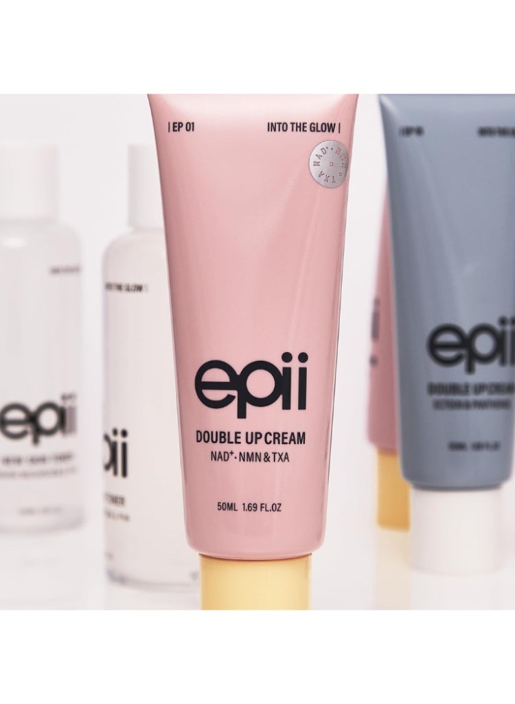 epii Double Up Cream NAD+ NMN TXA 50ml – Skin Firming Radiance Boosting Anti-Ageing Moisturizer Korean Skincare - Image 5