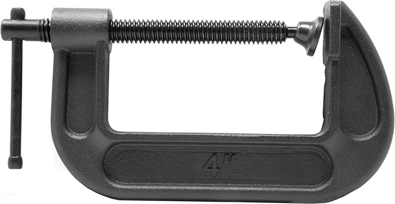 KROST 4 inch Industrial Heavy Duty G Clamp C Type Antirust Universal Clamping Tool for woodworking and DIY Maximum Opening size 100mm 6PCS - Image 4