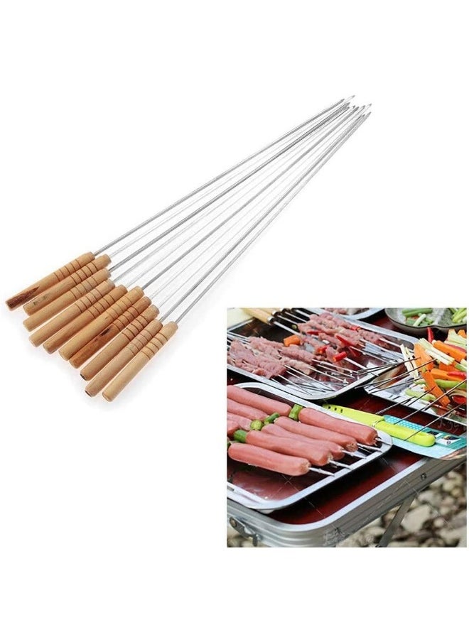 GO2CAMPS GO2CAMPS Barbeque Skewer Stainless Steel 6-Piece Set 