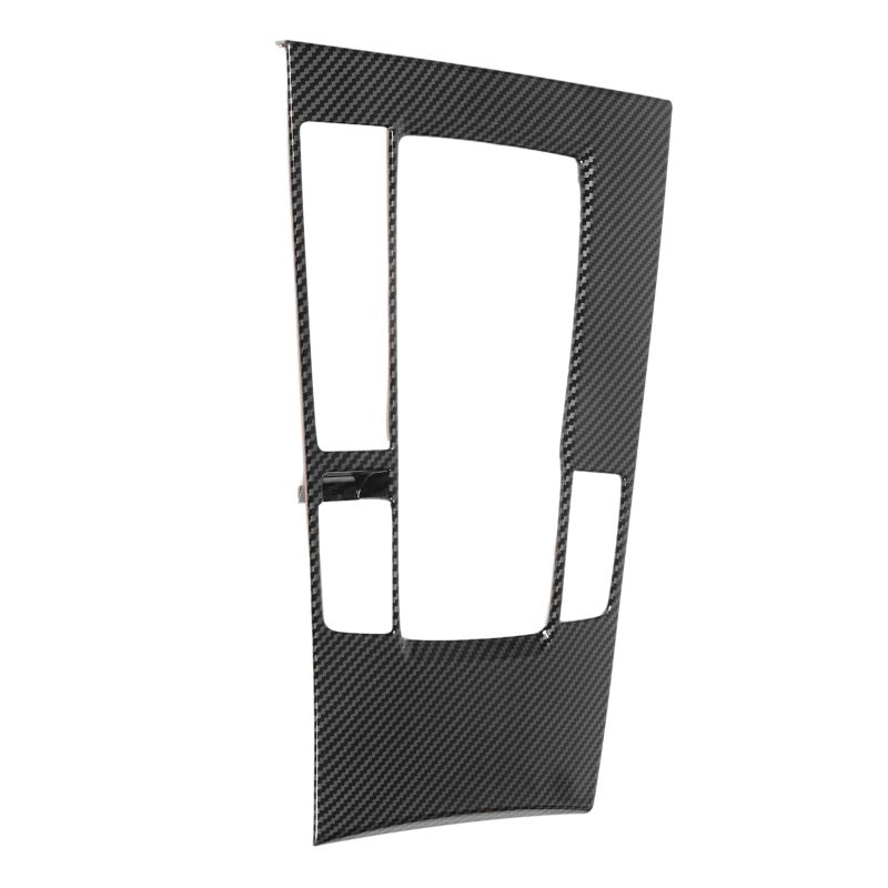 Center Console Gear Panel: Carbon Fiber Style ABS Trim - Scratch Resistant Easy Install Frame Cover for 2020-2023 LHD Mazda 3 Car Interior - Image 3