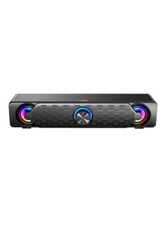 Datazone Portable Computer Speaker USB 3.5mm Audio jack Black  - Image 1