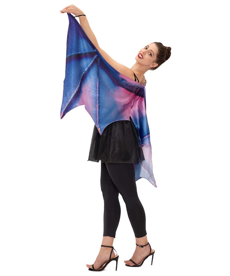 Seasons Halloween Women Dragon Cape Wings,Green or Purple (One Size Fits Most) (Purple) - Image 4
