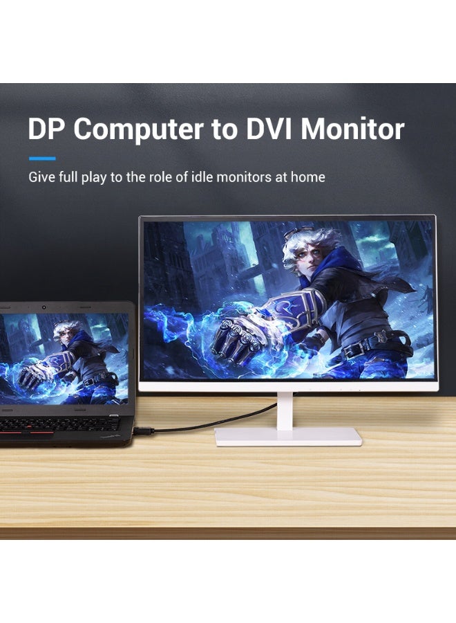 VENTION DP to DVI Cable 1M Black Model # HAFBF - Image 4