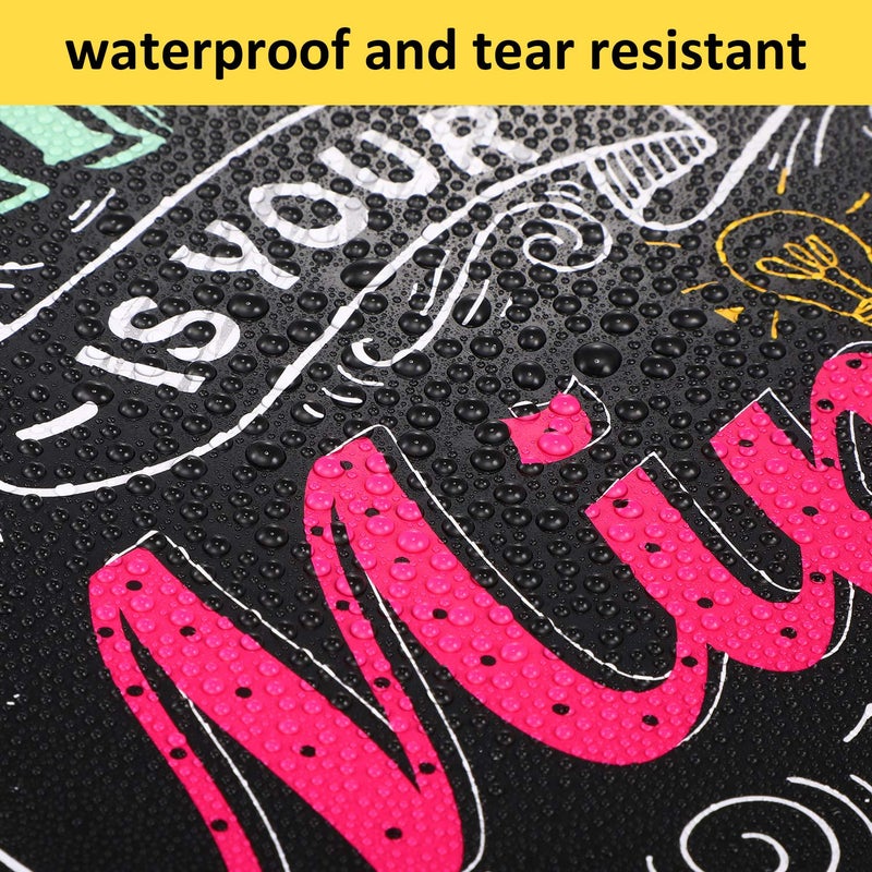 Blulu 10 Pcs Motivational Classroom Posters Chalkboard Style Wall Decor Growth Mindset Posters Inspirational Bulletin Board Positive Classroom Decoration for Teachers Elementary Middle High School - Image 4