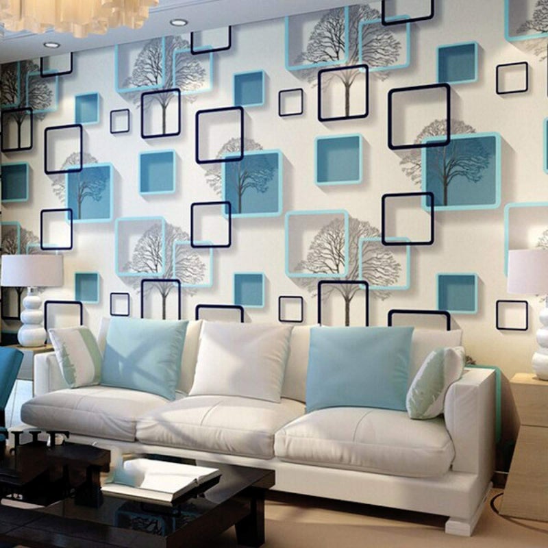 Infinity Decor Wall Stickers DIY Peel and Stick Wallpaper (45 x 500 cm) 3D Frame with Tree Adhesive Wallpaper for Living Room Bedroom Office Hall Furniture - Image 2