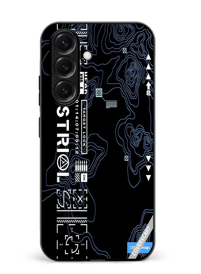 VR CREATIVE Protective Case Cover For Samsung Galaxy S25 Target Lock Design Multicolour