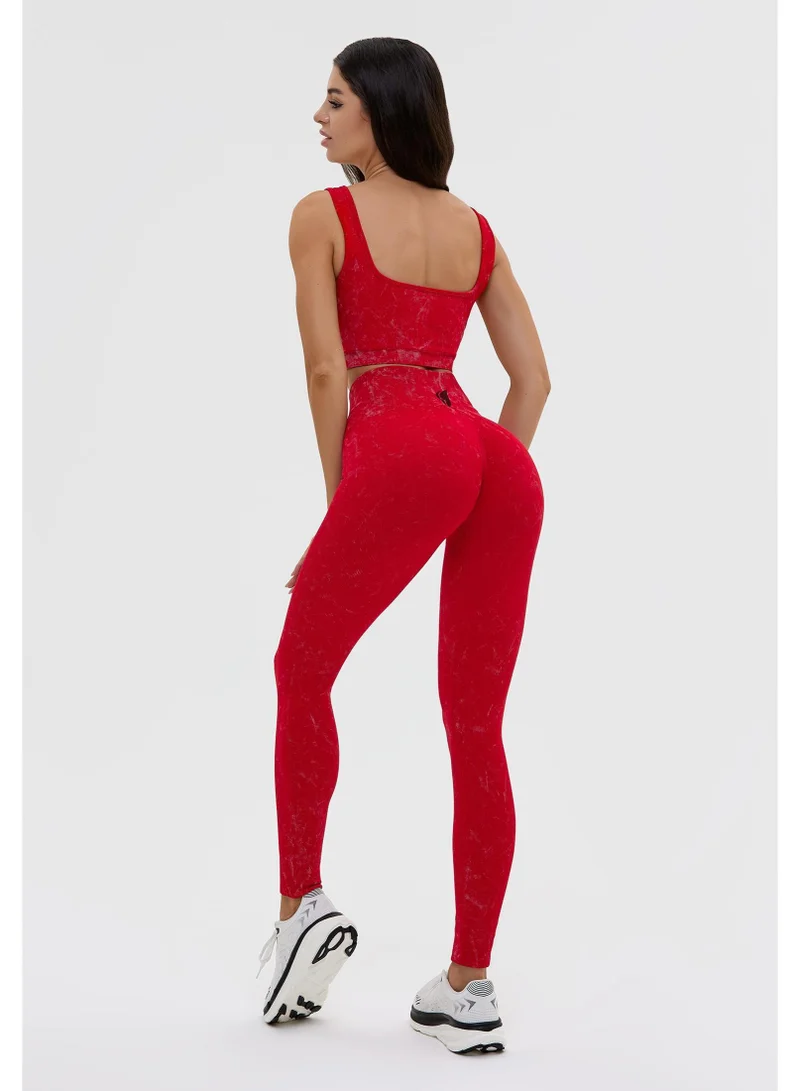 Bona Fide Marble Top Red Marble Sports Bra for Women for Women | Best Price UAE