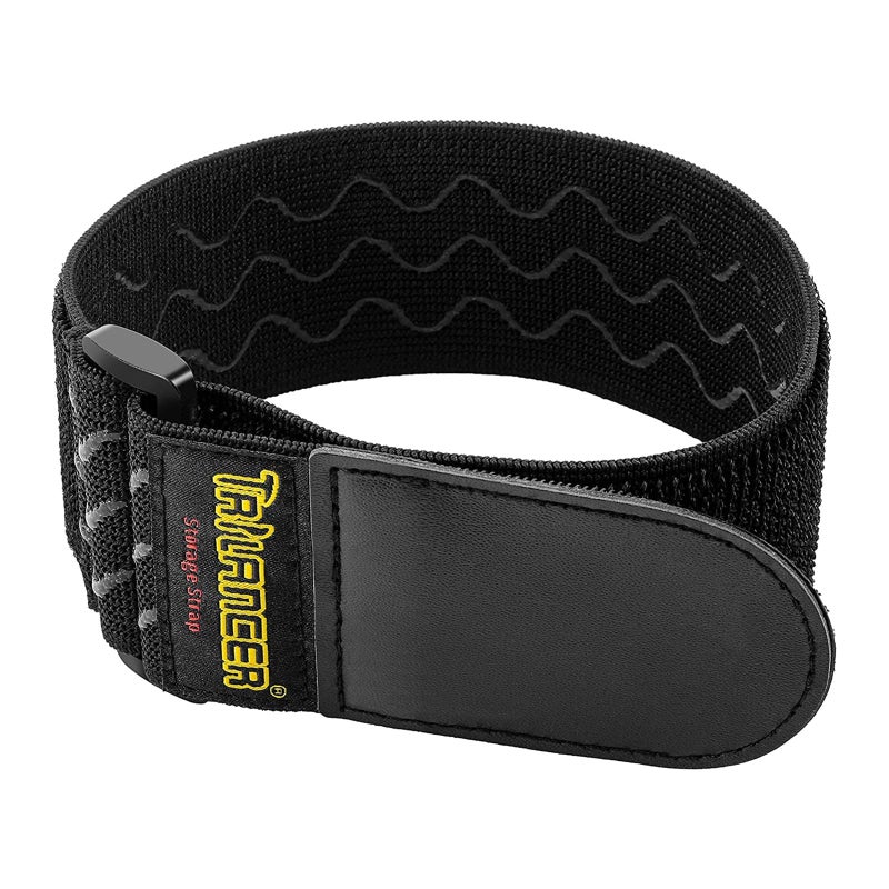 Trilancer Trilancer Elastic Cinch Straps with AntiSlip Strips 2 x 188 Pack Hook and Loop Storage Strap with Buckle Bundling Straps for Extension Cords Cables Ropes Hoses Bike Boat Pant Garters