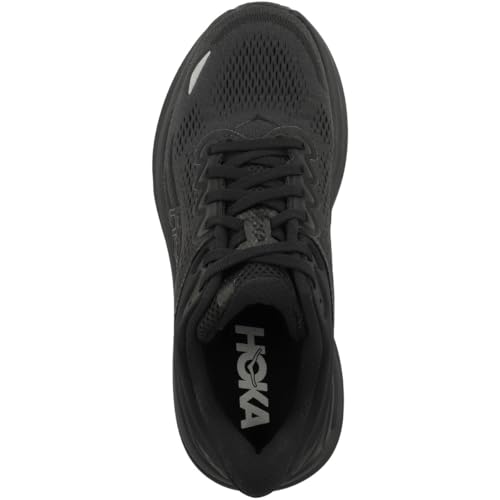 Hoka Women's Bondi 9 Sneaker, Black/Black, 6.5 - Image 2
