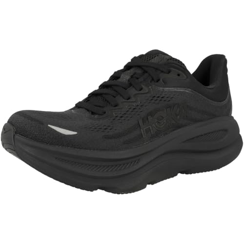 Hoka Women's Bondi 9 Sneaker, Black/Black, 6.5 - Image 4