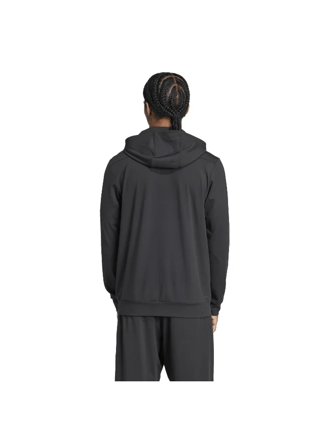 Adidas Puremotion Hood Black Training Track Tops For Men XS